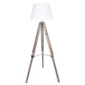 Grīdas lampa Home ESPRIT Balts Brūns Koks 40 x 40 x 150 cm