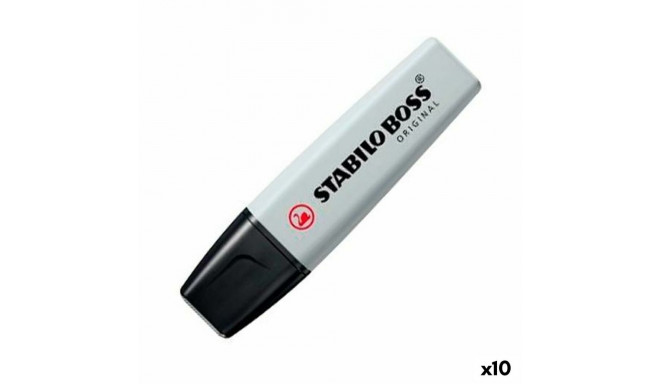 Highlighter Stabilo Grey (10 Units)