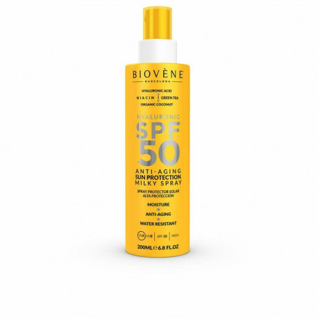 Päikesepiim Biovène HYALURONIC ANTI-AGING Spf 50 200 ml Vananemisvastane
