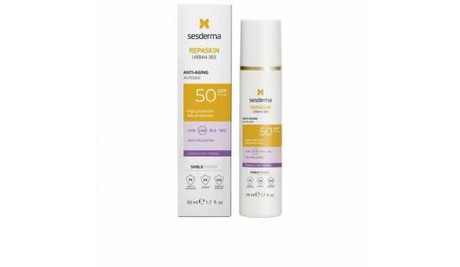Päivituskreem näole Sesderma Repaskin Urban 365 Spf 50 50 ml Vananemisvastane Saastevastane