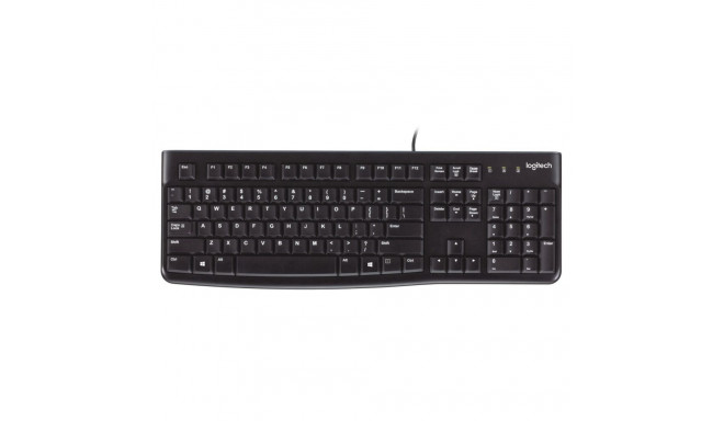 Keyboard Logitech K120 Black Spanish Qwerty Qwerty US