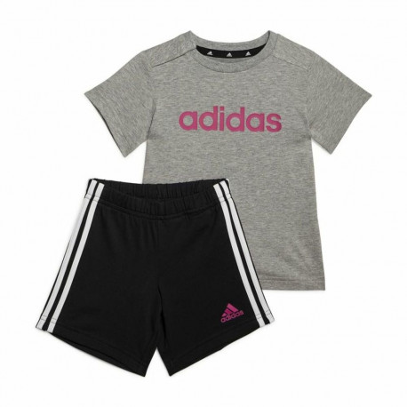 Sports Outfit for Baby Adidas Essentials Lineage Dark grey - 9-12 Months