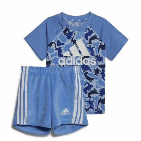 Sports Outfit for Baby Adidas Multicolour Camouflage Dinosaurs - 6-9 Months