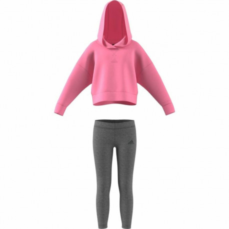 Children's Sports Outfit Adidas Fleece Light Pink - 3-4 Years