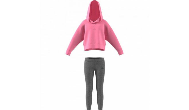 Bērnu Sporta Tērps Adidas Fleece Gaiši Rozā - 4-5 Gadi