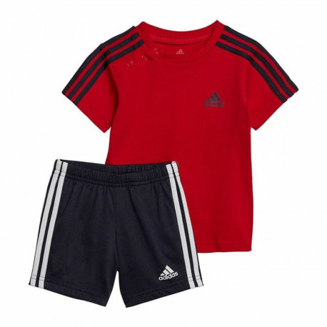 Children's Sports Outfit Adidas 3 Stripes Red - 3-6 Months