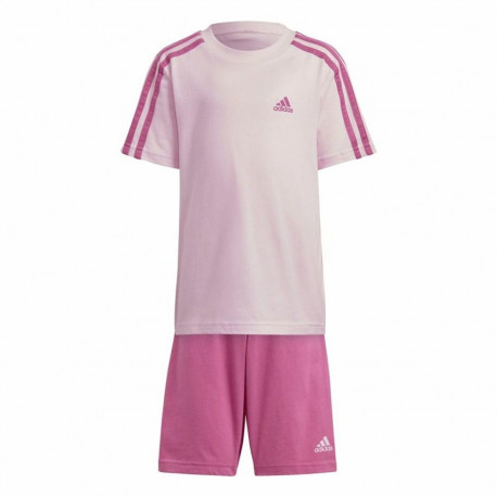 Laste Spordikostüüm Adidas 3 Stripes Roosa - 6-7 aastat