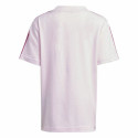 Children's Sports Outfit Adidas 3 Stripes Pink - 7-8 Years