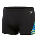 Boys Swim Shorts Speedo Allover Digi V-Cut Black - 32