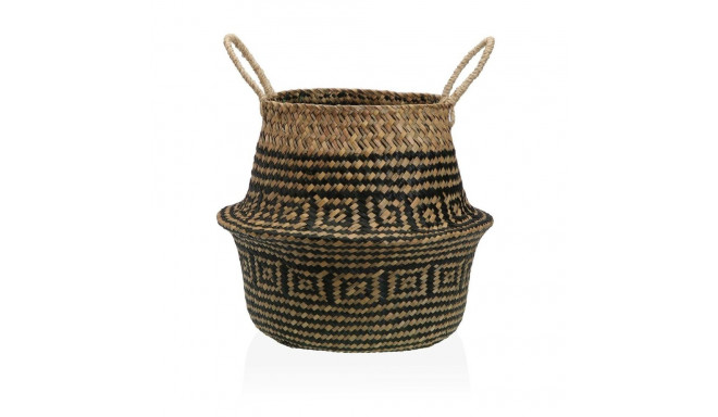 Decorative basket Versa Black Circular