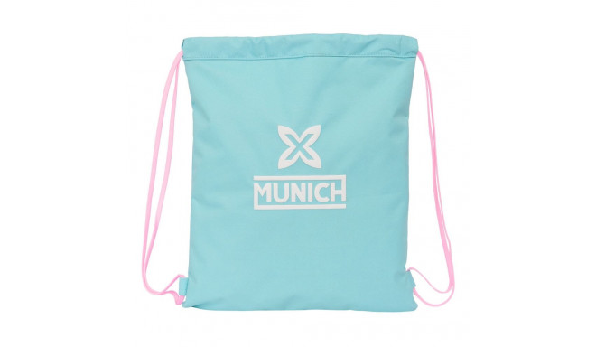 Backpack with Strings Munich Heaven Sky blue 35 x 40 x 1 cm