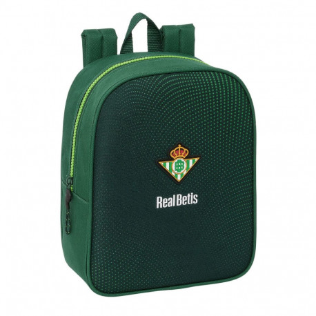Ratastega koolikott Real Betis Balompié Roheline 22 x 27 x 10 cm