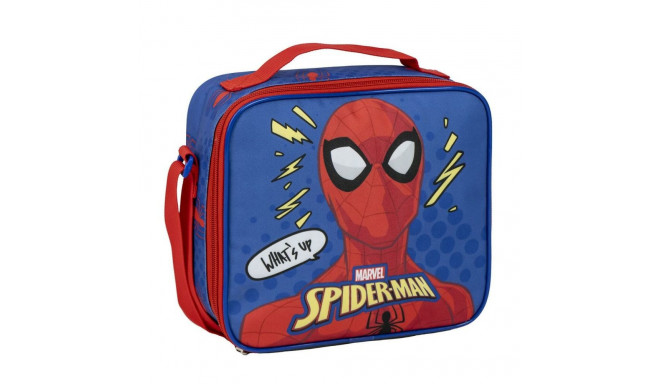 Thermal Breakfast Holder Spider-Man Blue 7 x 20 x 22 cm