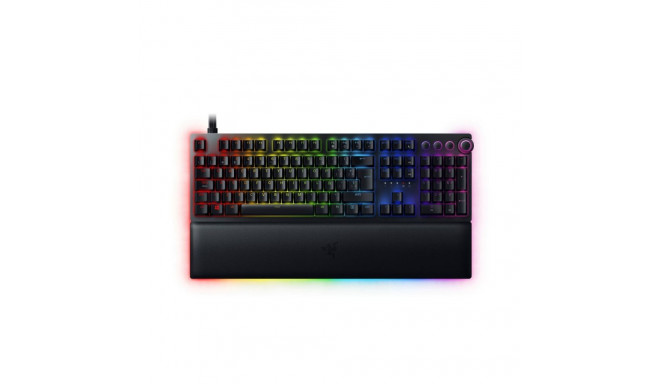 Mänguriklaviatuur Razer Huntsman V2 Hispaaniakeelne Qwerty Must