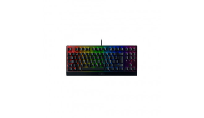 Mänguriklaviatuur Razer BlackWidow V3 TKL Hispaaniakeelne Qwerty Must LED RGB