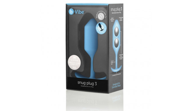 Spraudnis Snug Plug 3, melns B-Vibe 96755