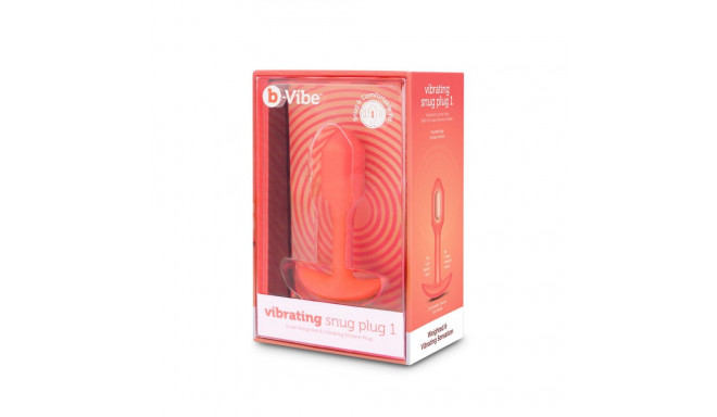 Анальный пробка B-Vibe Vibrating Snug Оранжевый