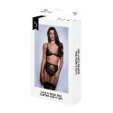 Набор нижнего белья Baci Lingerie Чёрный S/M 3 Предметы