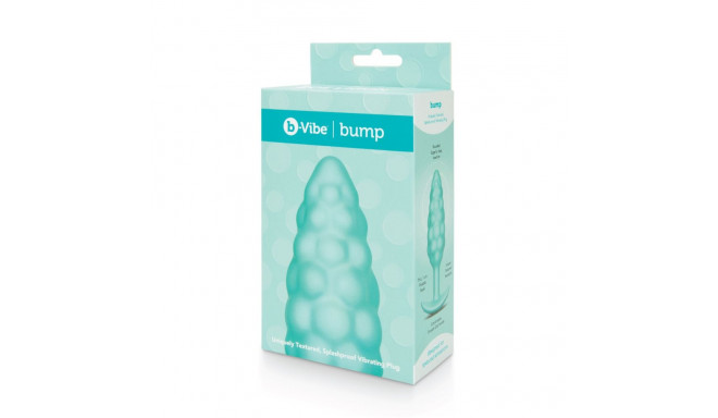 Vibrating Butt Plug B-Vibe Bump Texture Green