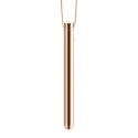 Bullet Vibrator Le Wand Necklace Pendant Rose Gold