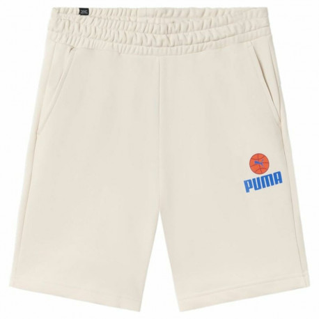 Lühikesed Spordipüksid Puma Bppo-000746 Blank Ba Valge - L