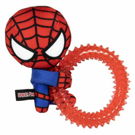 Dog chewing toy Spider-Man   Red 7,0 x 12,5 x 18,5 cm (4 Units)