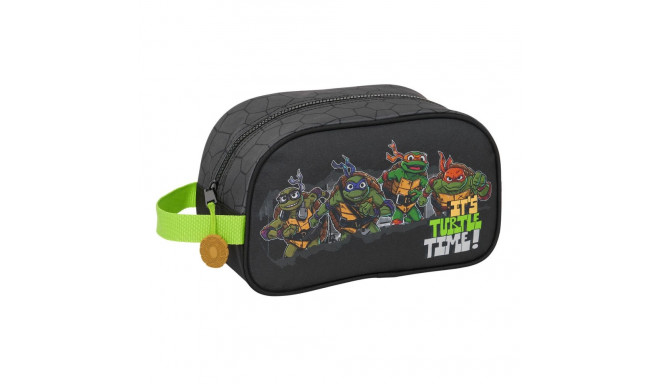 Ceļojumu Piederumu Somiņa Teenage Mutant Ninja Turtles Melns Pelēks 26 x 15 x 12 cm