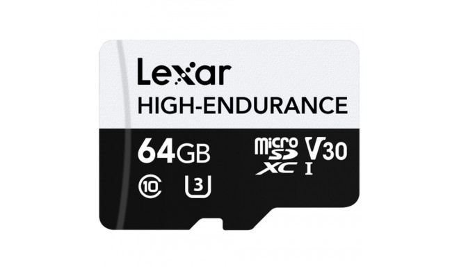 Micro SD Card Lexar High-Endurance 64 GB