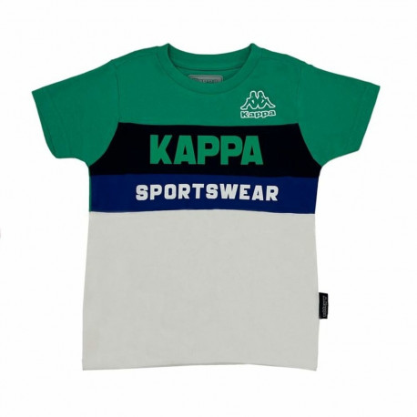 Child's Short Sleeve T-Shirt Kappa 8036M00058 Blue - 10 Years