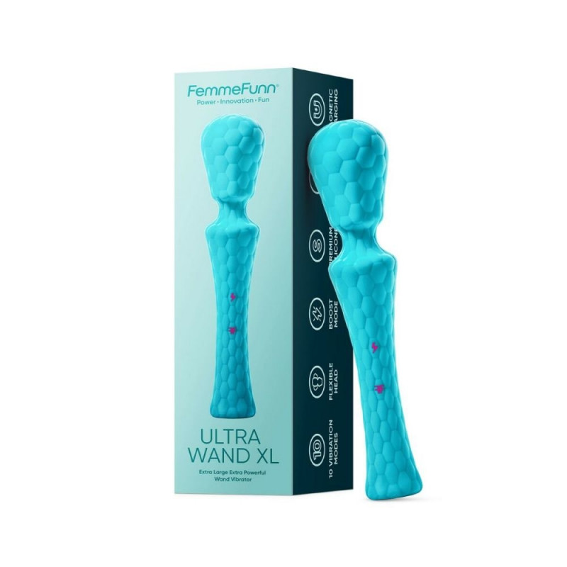 Vibrator FemmeFunn Turquoise XXL XL - Massage supplies