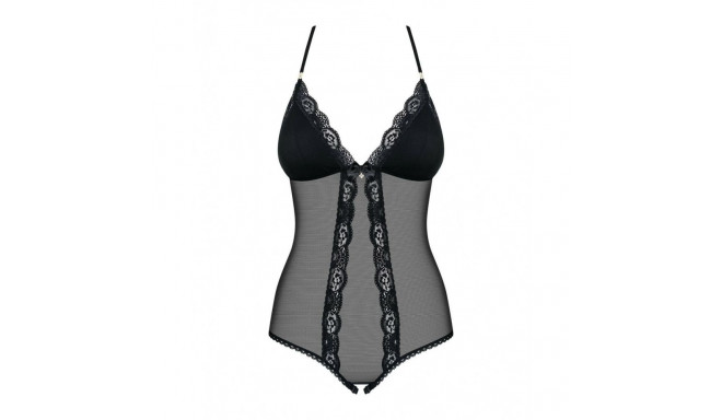 Leotard Obsessive 841-TED-1 S/M Black S/M