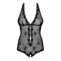 Leotard Obsessive Fiorenta teddy Black L/XL