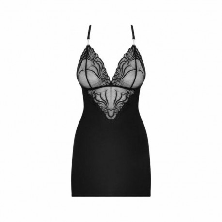 Babydoll negližee Obsessive 828-CHE-1 L/XL L/XL Must