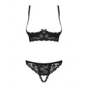 Lace Underwear Set Obsessive Letica Black L/XL