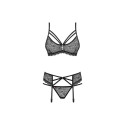 Underwear Set Obsessive 818-SEG-1 Black S/M