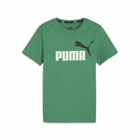 Laste Lühikeste varrukatega T-särk Puma Essentials+ Oliiv - 4-5 aastat