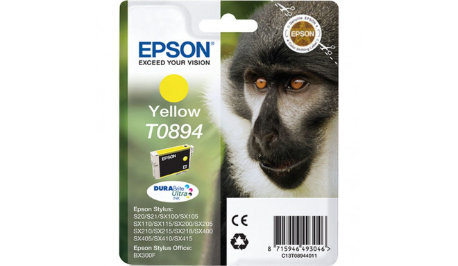 Originaalne Tindikassett S20/21/SX105 Epson C13T08944011 Kollane
