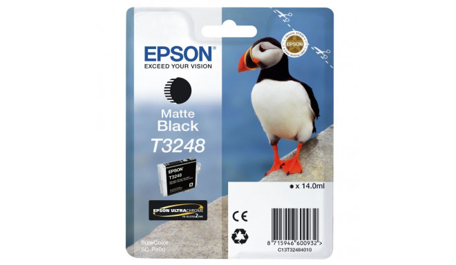 Originaalne Tindikassett Epson C13T32484010 Must Mattmust