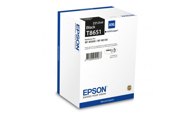 Originaalne Tindikassett Epson C13T865140 Must