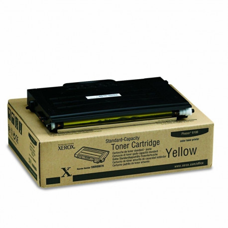 Originaalne Tooner Xerox Phaser 6100 Kollane Must