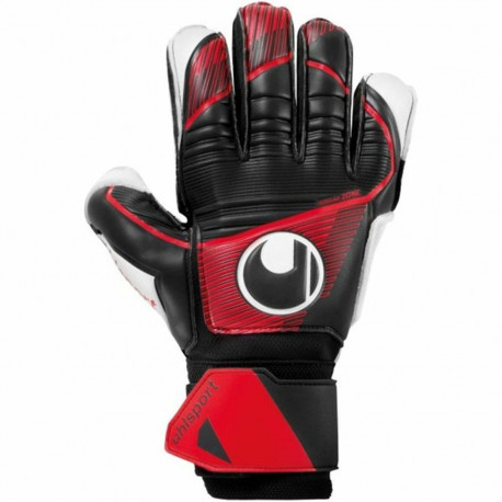 Goalkeeper Gloves Uhlsport Powerline Soft Flex Black Adults - 5.5