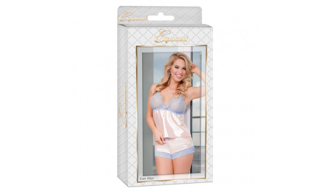 Underwear Set Exposed Blue Cream (S/M)