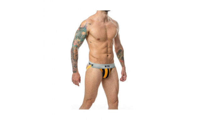 Thong Mob Eroticwear Black Orange L