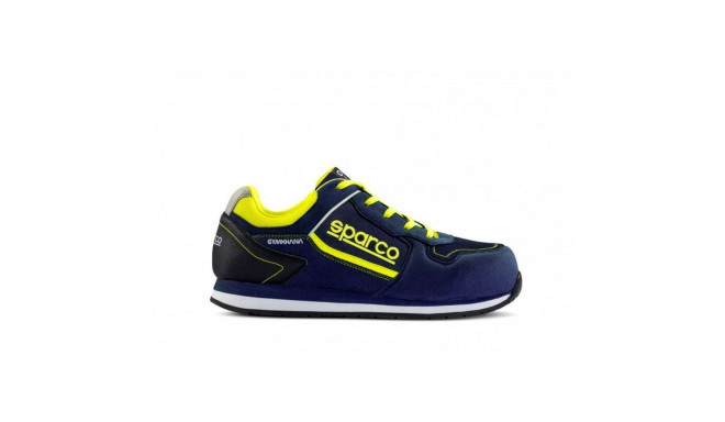 Racing Ankle Boots Sparco GYMKHANA DANI Yellow Blue Navy Blue - 42