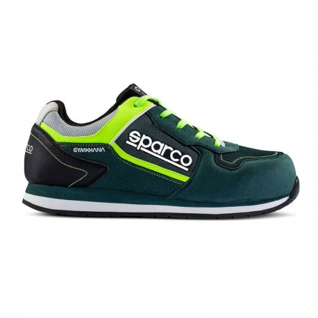 Racing Ankle Boots Sparco GYMKHANA SEB Yellow Green - 41
