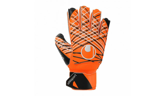 Goalkeeper Gloves Uhlsport Soft Resist+ Dark Orange Adults - 7,5