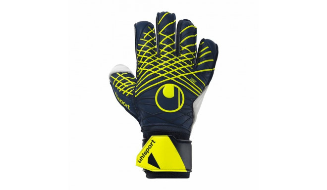 Goalkeeper Gloves Uhlsport Soft Flex Blue Adults - 4,5