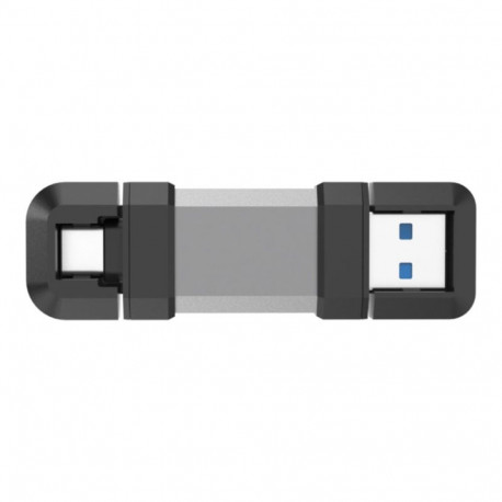 Silicon Power Dual USB Drive | Mobile C51 | 128 GB | USB Type-A and USB Type-C | Silver