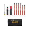 Stanley Fatmax VDE electronic set of screwdrivers 10 pcs. in a bag, 1000V