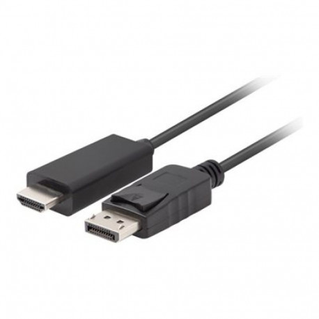 Lanberg DisplayPort–HDMI kaabel CA-DPHD-11CC-0018-BK DisplayPort isane HDMI isane DP–HDMI 1,8 m